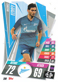 Magomed Ozdoev Zenit Petersburg 2020/21 Topps Match Attax CL #ZEN02